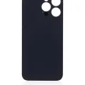 Back Glass With 3M Adhesive For iPhone 14 Pro Max (No Logo / Large Camera Hole) (Silver)