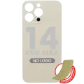 Back Glass With 3M Adhesive For iPhone 14 Pro Max (No Logo / Large Camera Hole) (Gold)
