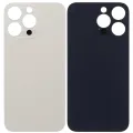 Back Glass With 3M Adhesive For iPhone 14 Pro Max (No Logo / Large Camera Hole) (Gold)