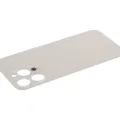 Back Glass With 3M Adhesive For iPhone 14 Pro Max (No Logo / Large Camera Hole) (Gold)