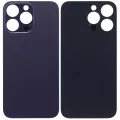 Заднє скло з проклейкою 3M для iPhone 14 Pro Max (No Logo) (великий отвір камери) (Deep Purple)
