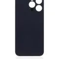 Заднє скло з проклейкою 3M для iPhone 14 Pro Max (No Logo) (великий отвір камери) (Deep Purple)