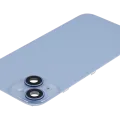 Back Glass w/ MagSafe Magnet & NFC & Flashlight Flex For iPhone 14 (Aftermarket) (No Logo) (Blue)