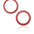 Back Camera Bezel Ring Only For iPhone 14 / 14 Plus (Red) (2 Piece Set)