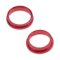 Back Camera Bezel Ring Only For iPhone 14 / 14 Plus (Red) (2 Piece Set)