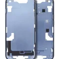 Mid-Frame Housing W/ Small Parts For iPhone 14 (US Version) (Used OEM Pull: Grade A) (Blue)