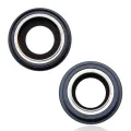 Back Camera Lens With Bracket & Bezel For iPhone 14 / 14 Plus (2 Piece Set) (Premium) (Midnight)