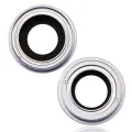 Back Camera Lens With Bracket & Bezel For iPhone 14 / 14 Plus (2 Piece Set) (Premium) (Purple)