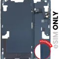 Mid-Frame Housing W/ Small Parts For iPhone 14 Plus (US Version) (Used OEM Pull: Grade B) (Midnight)