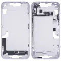 Mid-Frame Housing W/ Small Parts For iPhone 14 Plus (US Version) (Used OEM Pull: Grade B) (Purple)