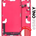Mid-Frame Housing W/ Small Parts For iPhone 14 Plus (US Version) (Used OEM Pull: Grade A) (Red)