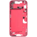 Mid-Frame Housing W/ Small Parts For iPhone 14 Plus (US Version) (Used OEM Pull: Grade A) (Red)