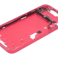 Mid-Frame Housing W/ Small Parts For iPhone 14 Plus (US Version) (Used OEM Pull: Grade A) (Red)