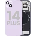 Заднє скло з магнітом MagSafe, NFC і шлейфом спалаху для iPhone 14 Plus (Used OEM Pull: Grade B) (фіолетовий)