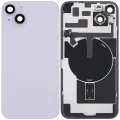 Заднє скло з магнітом MagSafe, NFC і шлейфом спалаху для iPhone 14 Plus (Used OEM Pull: Grade B) (фіолетовий)