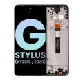 LCD Assembly With Frame For Motorola Moto G Stylus 5G (XT2315 / 2023) (Genuine OEM) (Rose Champagne)