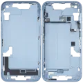 Mid-Frame Housing W/ Small Parts For iPhone 14 (US Version) (Used OEM Pull: Grade B) (Blue)