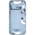 Mid-Frame Housing W/ Small Parts For iPhone 14 (US Version) (Used OEM Pull: Grade B) (Blue)
