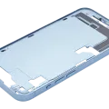 Mid-Frame Housing W/ Small Parts For iPhone 14 (US Version) (Used OEM Pull: Grade B) (Blue)