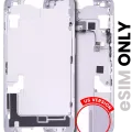 Mid-Frame Housing W/ Small Parts For iPhone 14 (US Version) (Used OEM Pull: Grade B) (Purple)