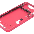 Mid-Frame Housing W/ Small Parts For iPhone 14 (US Version) (Used OEM Pull: Grade B) (Red)