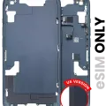 Mid-Frame Housing W/ Small Parts For iPhone 14 (US Version) (Used OEM Pull: Grade B) (Midnight)