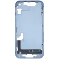 Mid-Frame Housing W/ Small Parts For iPhone 14 (US Version) (Used OEM Pull: Grade C) (Blue)