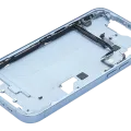 Mid-Frame Housing W/ Small Parts For iPhone 14 (US Version) (Used OEM Pull: Grade C) (Blue)
