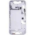 Mid-Frame Housing W/ Small Parts For iPhone 14 (US Version) (Used OEM Pull: Grade C) (Purple)
