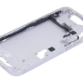 Mid-Frame Housing W/ Small Parts For iPhone 14 (US Version) (Used OEM Pull: Grade C) (Purple)