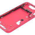 Mid-Frame Housing W/ Small Parts For iPhone 14 (US Version) (Used OEM Pull: Grade C) (Red)