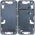 Mid-Frame Housing W/ Small Parts For iPhone 14 (US Version) (Used OEM Pull: Grade C) (Midnight)