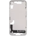 Mid-Frame Housing W/ Small Parts For iPhone 14 (US Version) (Used OEM Pull: Grade C) (Starlight)