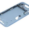 Mid-Frame Housing W/ Small Parts For iPhone 14 Plus (US Version) (Used OEM Pull: Grade B) (Blue)