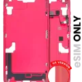 Mid-Frame Housing W/ Small Parts For iPhone 14 Plus (US Version) (Used OEM Pull: Grade B) (Red)