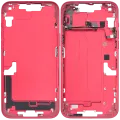 Mid-Frame Housing W/ Small Parts For iPhone 14 Plus (US Version) (Used OEM Pull: Grade B) (Red)