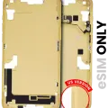 Mid-Frame Housing W/ Small Parts For iPhone 14 Plus (US Version) (Used OEM Pull: Grade B) (Yellow)
