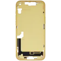 Mid-Frame Housing W/ Small Parts For iPhone 14 Plus (US Version) (Used OEM Pull: Grade B) (Yellow)