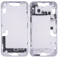 Mid-Frame Housing W/ Small Parts For iPhone 14 Plus (US Version) (Used OEM Pull: Grade C) (Purple)