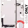 Mid-Frame Housing W/ Small Parts For iPhone 14 Plus (US Version) (Used OEM Pull: Grade C) (Starlight)