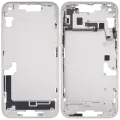 Mid-Frame Housing W/ Small Parts For iPhone 14 Plus (US Version) (Used OEM Pull: Grade C) (Starlight)