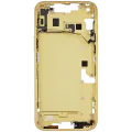 Mid-Frame Housing W/ Small Parts For iPhone 14 Plus (US Version) (Used OEM Pull: Grade C) (Yellow)