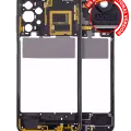 Mid-Frame Housing For Samsung Galaxy A23 5G (A236B / 2022) (International Version) (Black)