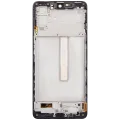 Дисплейний модуль (OLED) з рамкою для Samsung Galaxy M53 5G (M536 / 2022) (Refurbished) (усі кольори)