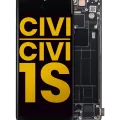 OLED Assembly With Frame For Xiaomi Civi / Civi 1S (Refurbished) (Black)