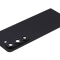 Back Cover Glass With Camera Lens For Samsung Galaxy Z Fold 5 5G (Phantom Black)
