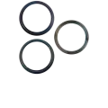 Back Camera Bezel Ring Only For iPhone 15 Pro (Black Titanium) (3 Piece Set)