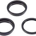Back Camera Bezel Ring Only For iPhone 15 Pro (Black Titanium) (3 Piece Set)