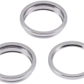 Back Camera Bezel Ring Only For iPhone 15 Pro (White Titanium) (3 Piece Set)