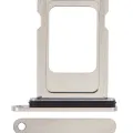 Single Sim Card Tray For iPhone 15 Pro / 15 Pro Max (White Titanium)